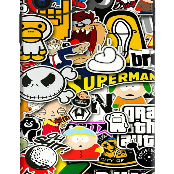 Device Love Sticker Superman Bomb Mobile Skin