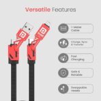Device Love Portronics Procharge 4 60W 4-In-1 Multifunctional Fast Charging Cable - Image 6