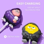 Device Love Apple Airpods  Case Cover Funny & Kawaii (Purple) - Image 4