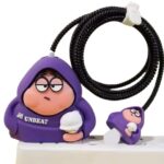 Device Love Charger & Cable Protector Cover UNBEAT Purple