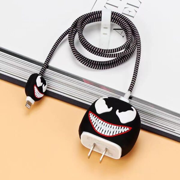 Device Love Charger & Cable Protector Cover Venom