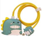 Device Love Charger & Cable Protector Cover Dinosaur