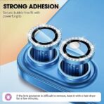 Device Love Camera Lens Protector iPhone 16 5G & iPhone 16 Plus 5G Blue - Image 4
