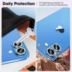 Device Love Camera Lens Protector iPhone 16 5G & iPhone 16 Plus 5G Blue - Image 6