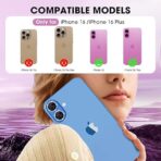 Device Love Camera Lens Protector iPhone 16 5G & iPhone 16 Plus 5G Blue - Image 3