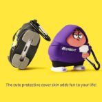 Device Love Apple Airpods  Case Cover Funny & Kawaii (Purple) - Image 3