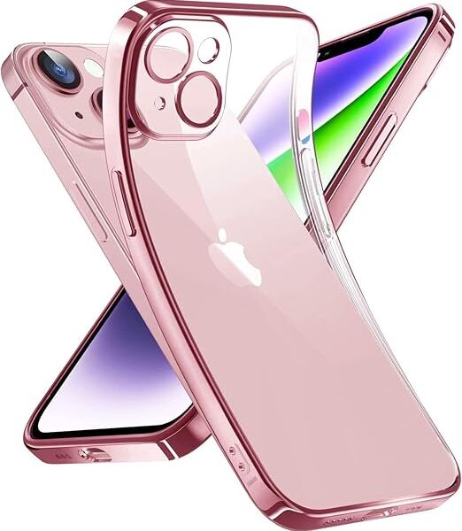 Device Love iPhone 15 Case Electroplating Pink