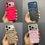 Device Love iphone 15 Pro 3D Heart Embossed Soft Silicone Case