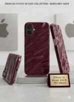 Device Love iPhone Luxury Wave Cover Cherry Red - Image 2