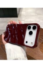 Device Love iPhone Luxury Wave Cover Cherry Red - Image 4