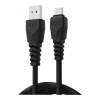 Device Love Boat A320 Braided Skin USB to Type C 150cm Data Cable ( Black )